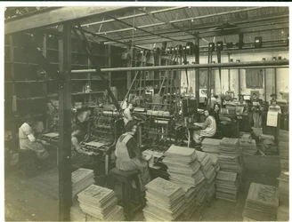 Jacquard kaartstempelruimte, Carpet Trades, 1923